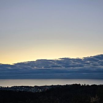 日が昇ってきた