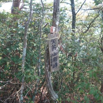 歩きやすかったけど、矢筈山の途中で少し危ない岩場あり