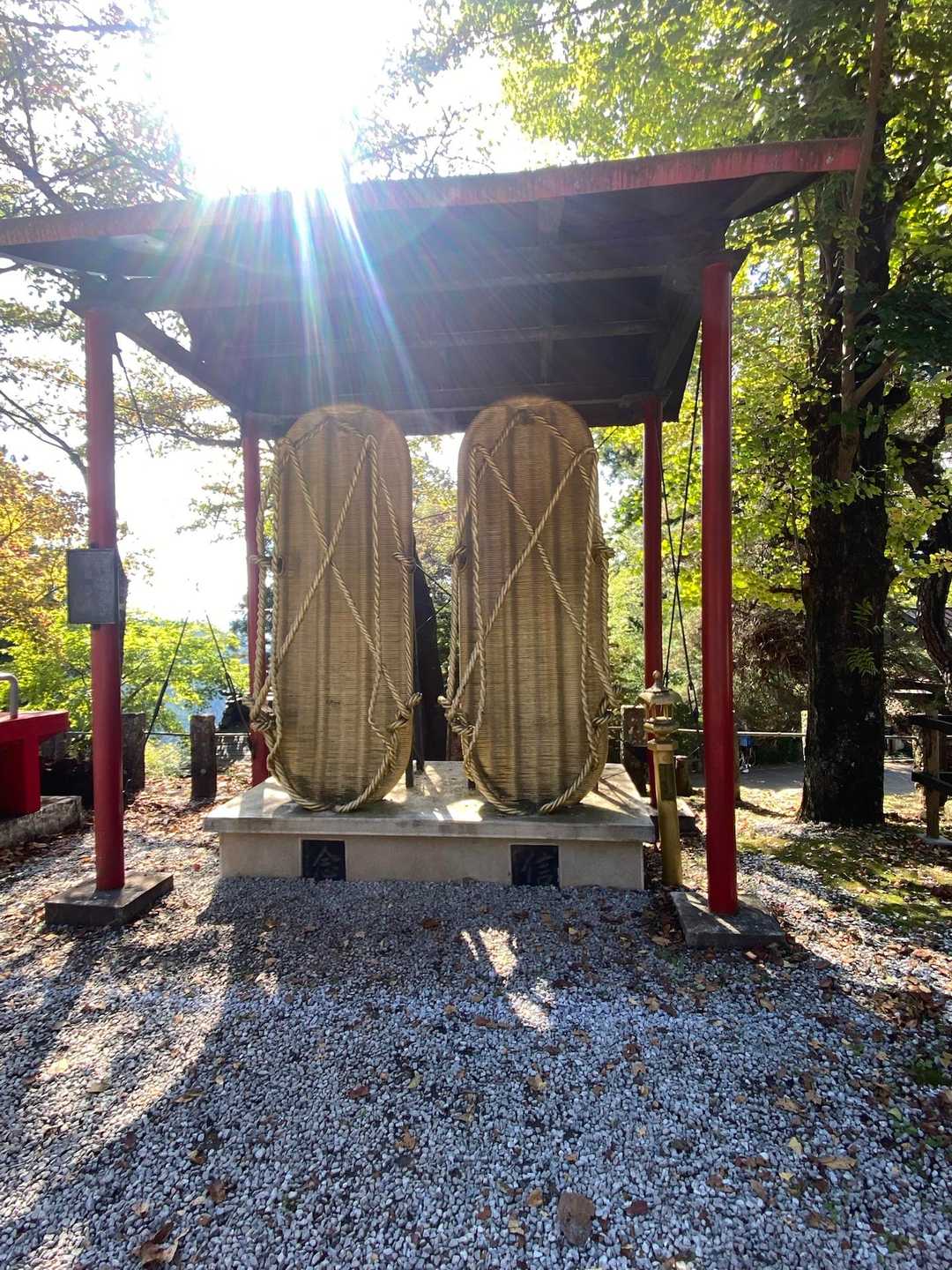日本一大きな金の草鞋あります🙏
