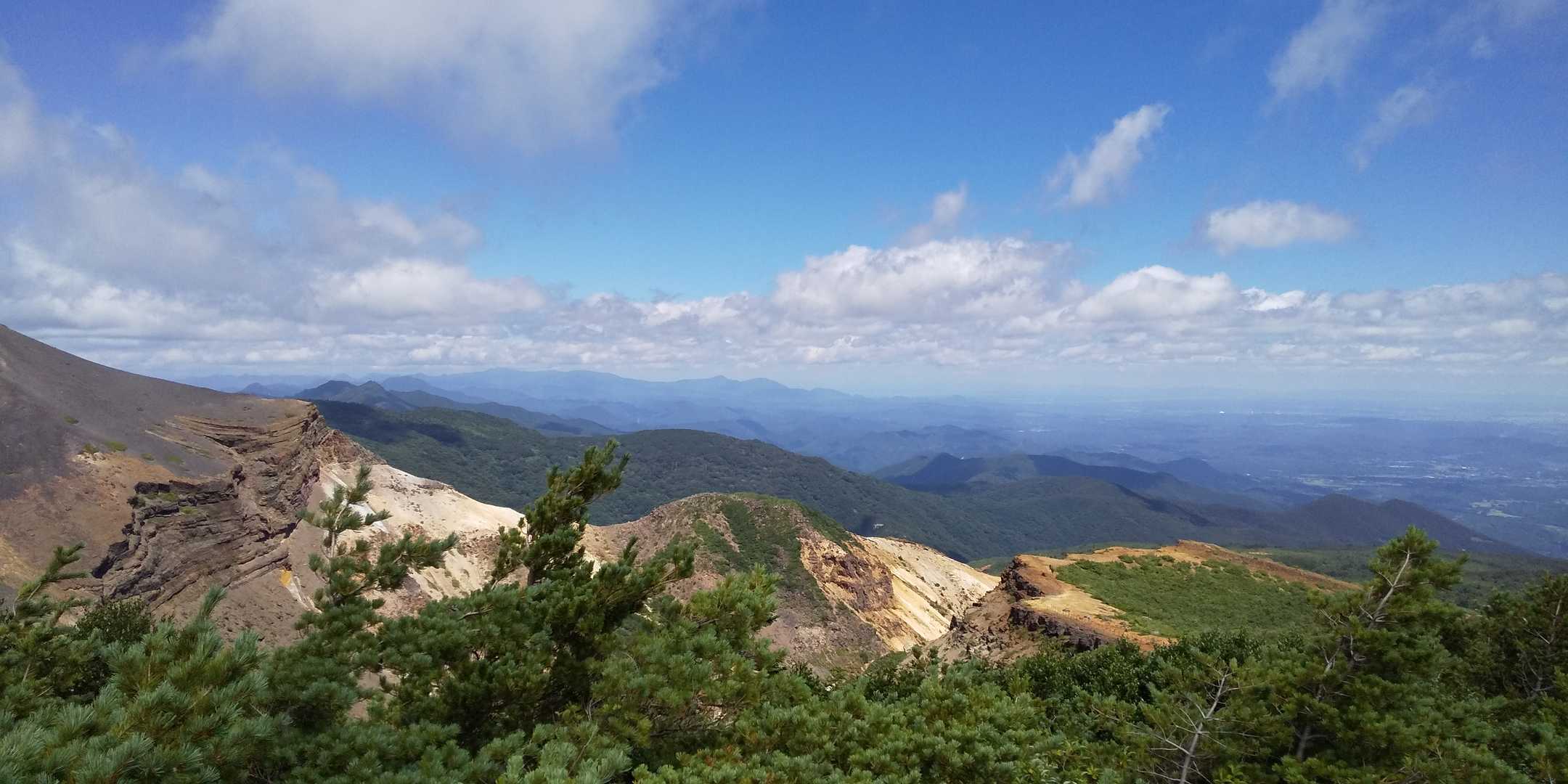 仙台市内、泉ヶ岳方面✨