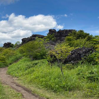 しし岩。登らなかった。暑くてバテていた