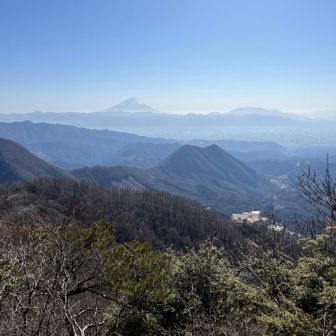 「展望舞台」にて小休止。実に素晴らしい景色也。