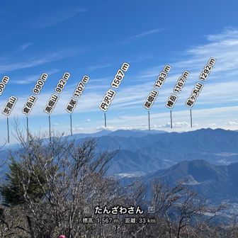 南東、丹沢方面