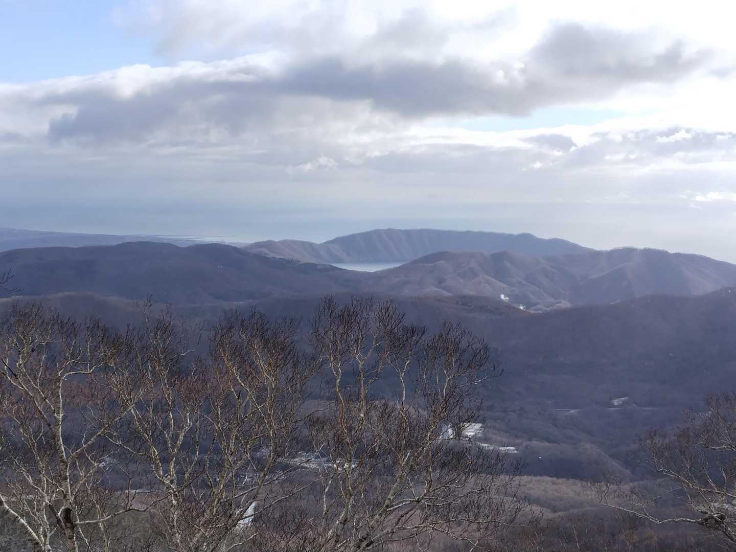 倶多楽湖も見えます😃
