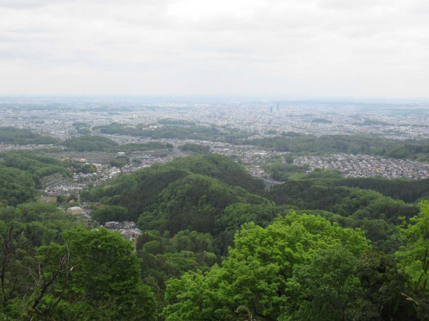 天守閣跡-北高尾富士見台 往復コースの写真