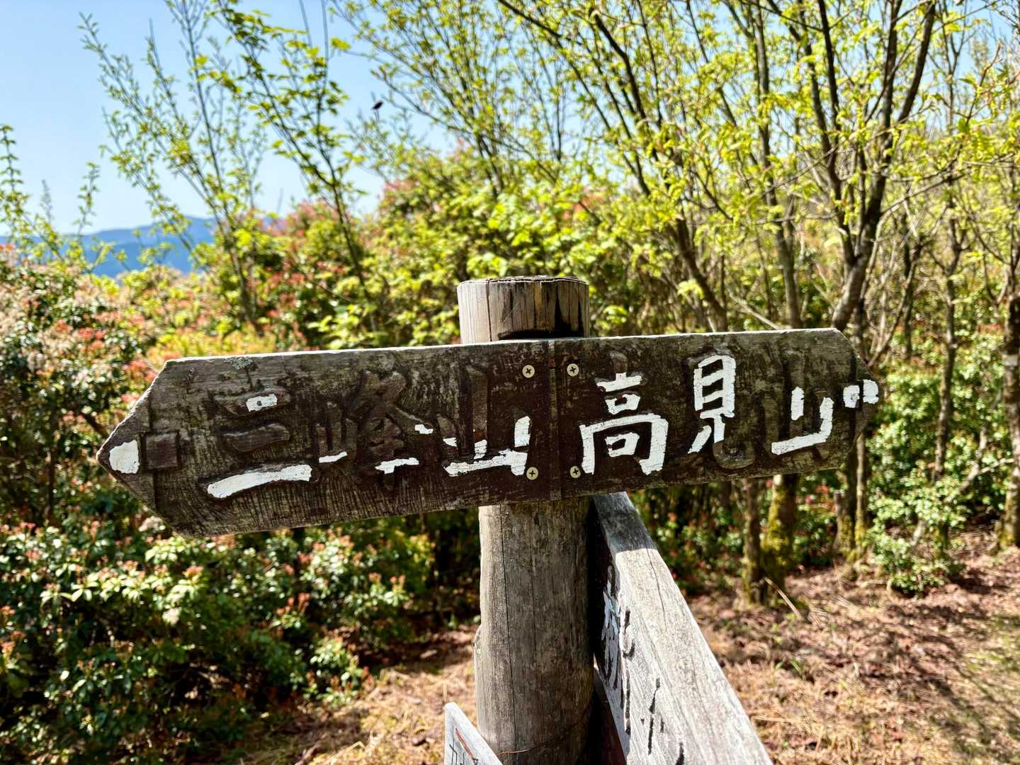 高見山-カヤノ山-天狗山-船峯山-黒石山-高山-差杉峠 周回コースの写真