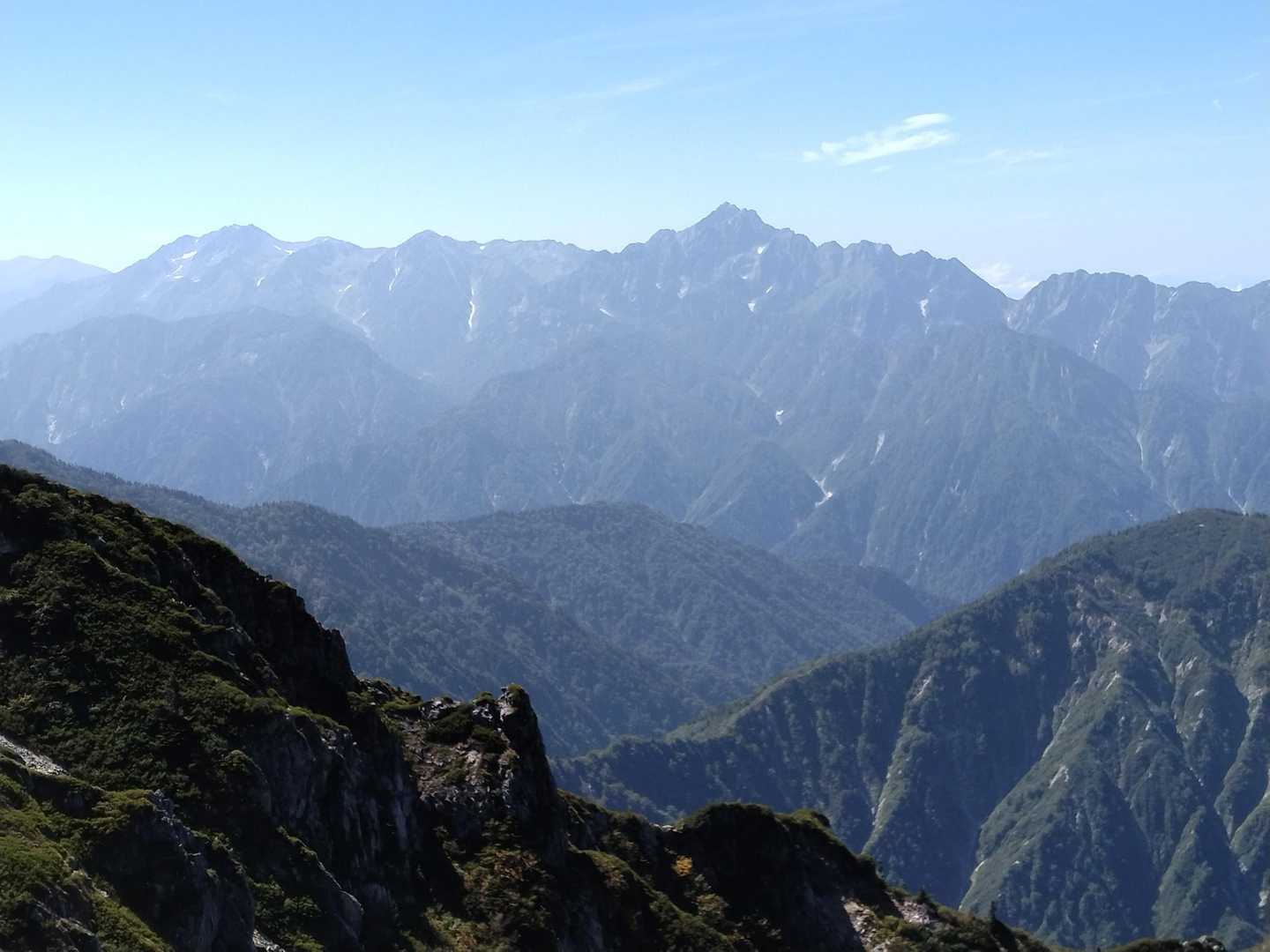 再び剱岳と立山連峰に酔いしれる(笑)