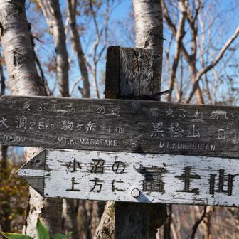 下山するよー…
と、なにやら富士山が見えると…