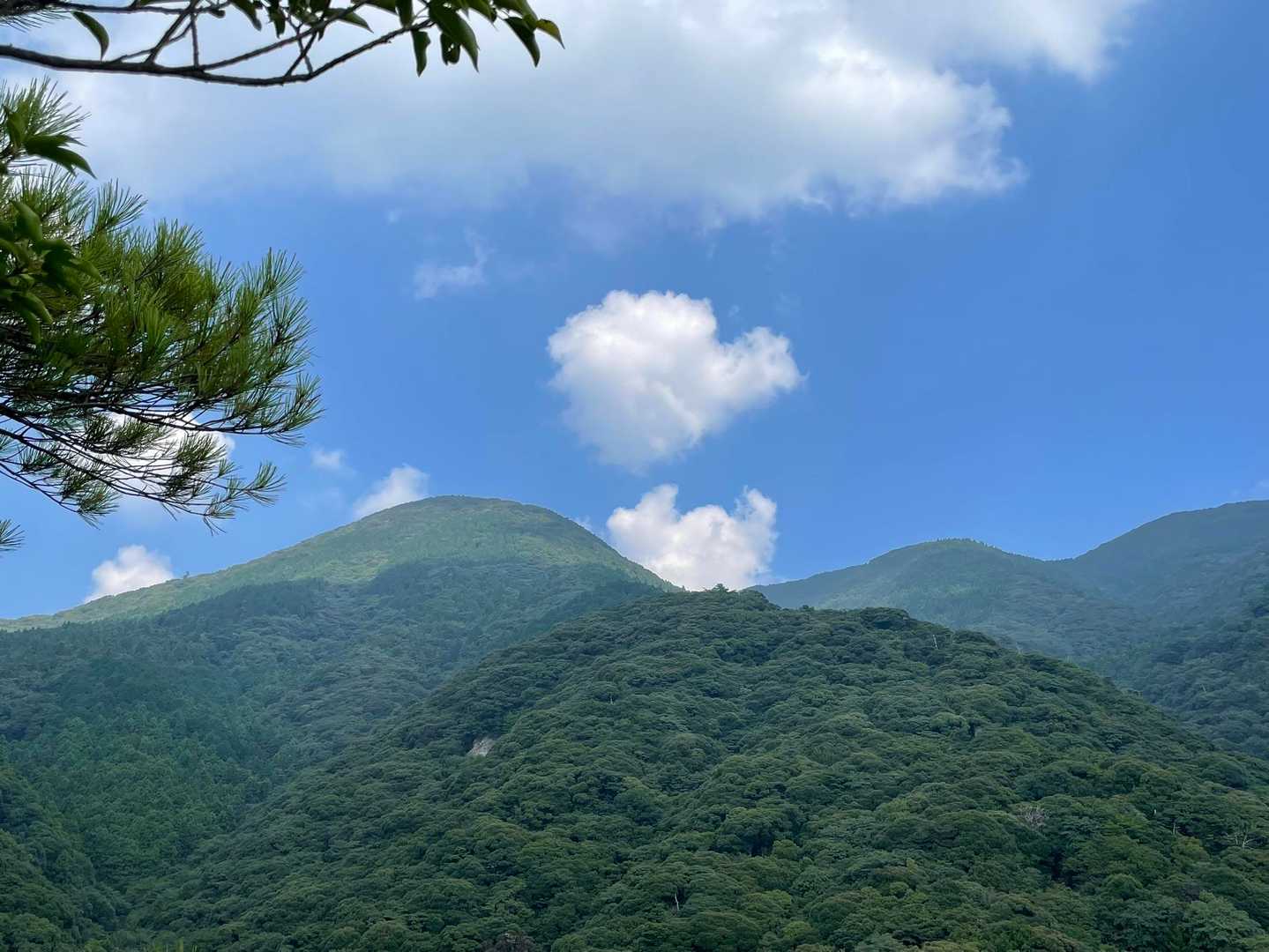 下山中。白雲ラインからの眺め🤩