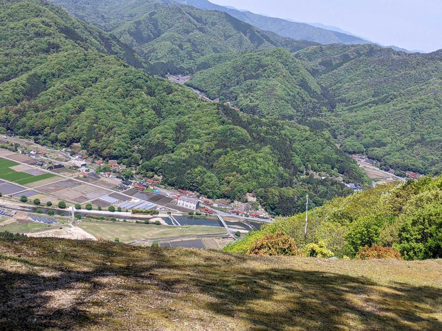 パラグライダー広場から