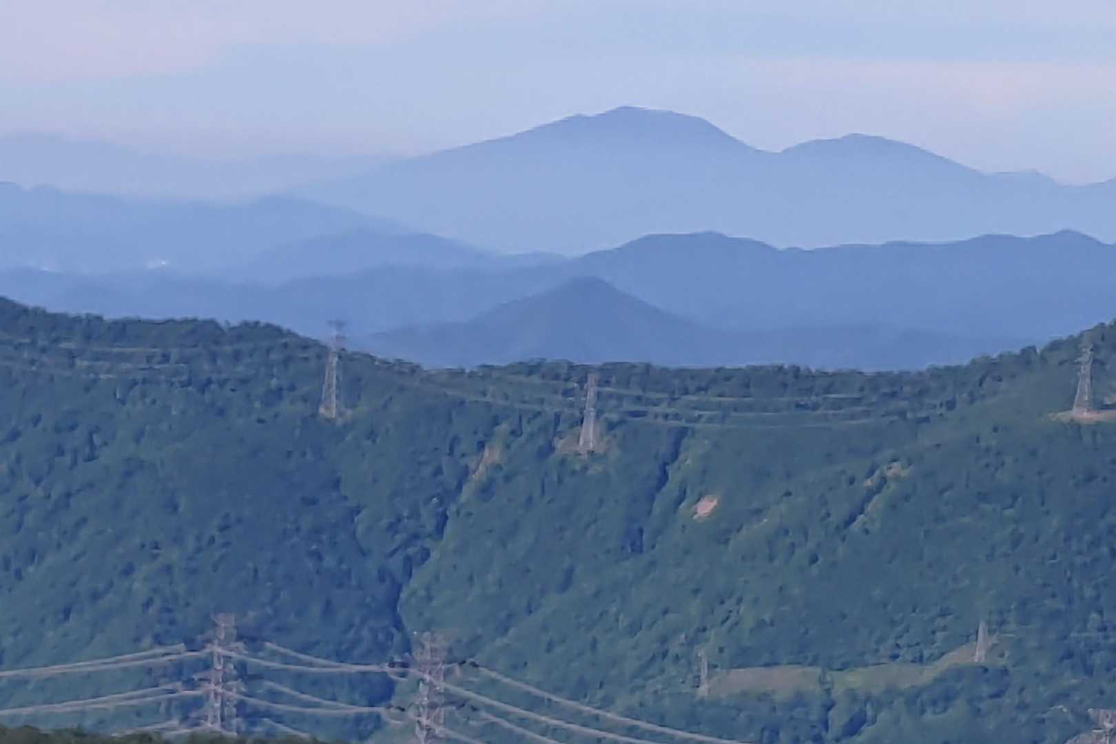 浅間山と6月17日に登った黒斑山