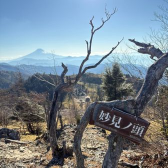 行きすぎたので戻って
妙見ノ頭