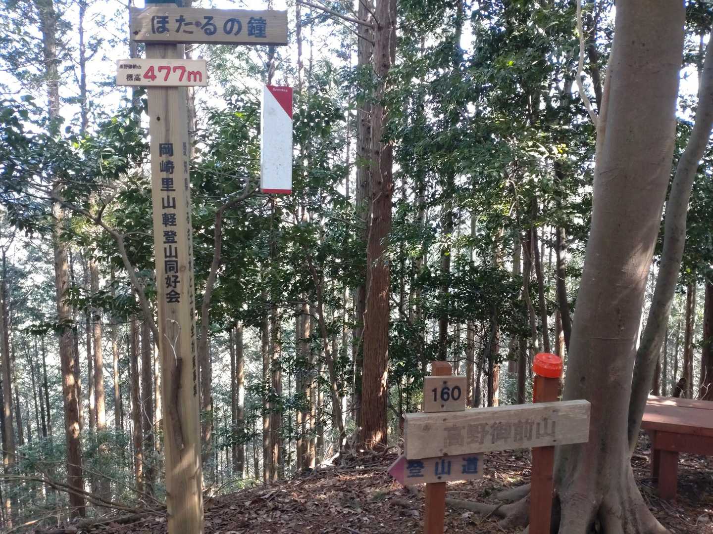 鳥川アルプス 周回コースの写真