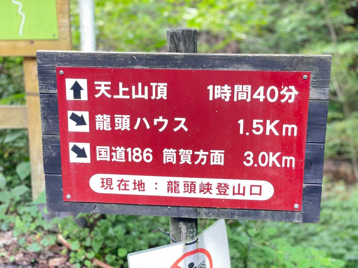 龍頭峡交流の森 森林館-天上山登山口-天上山 往復コースの写真