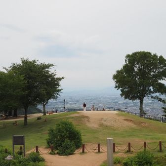 山頂から振り返り