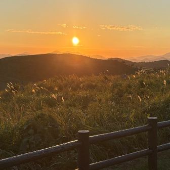 北山頂上
夕日に癒される💪