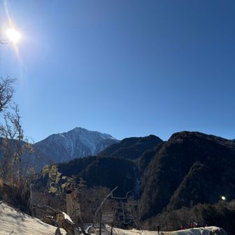 甲斐駒さんもご機嫌😆🎶