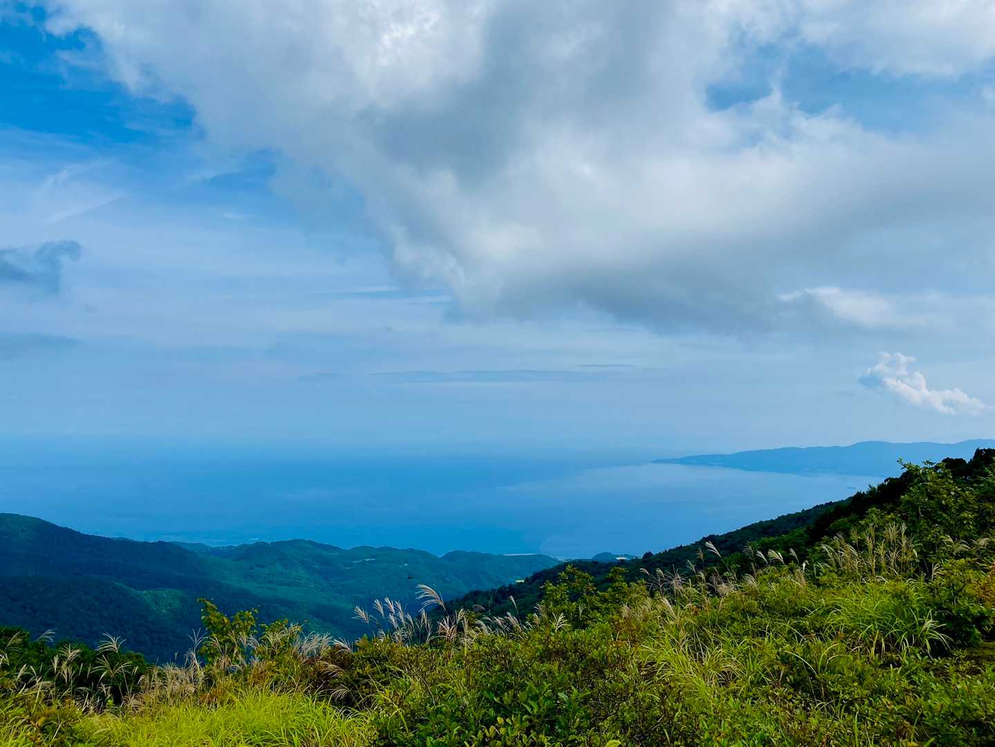 論天山⛰の登り返しからの眺め
