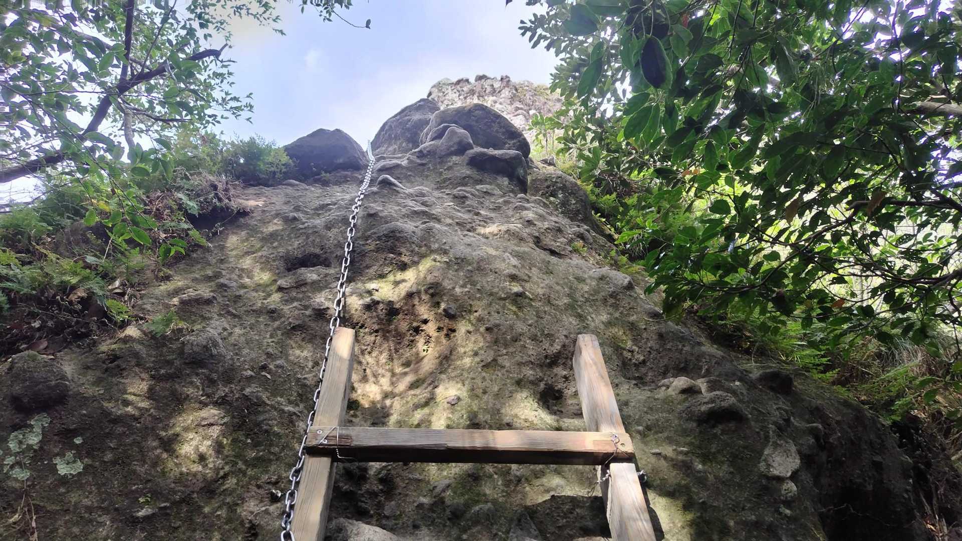 最後の鎖場