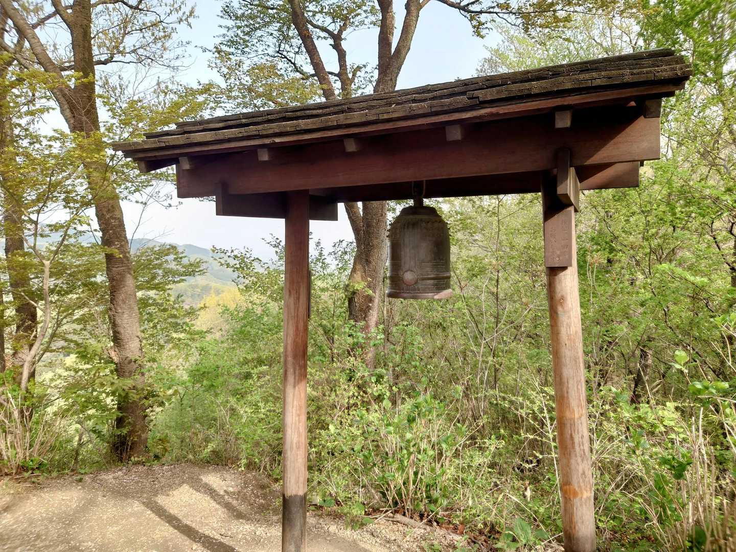 鐘撞堂山に到着