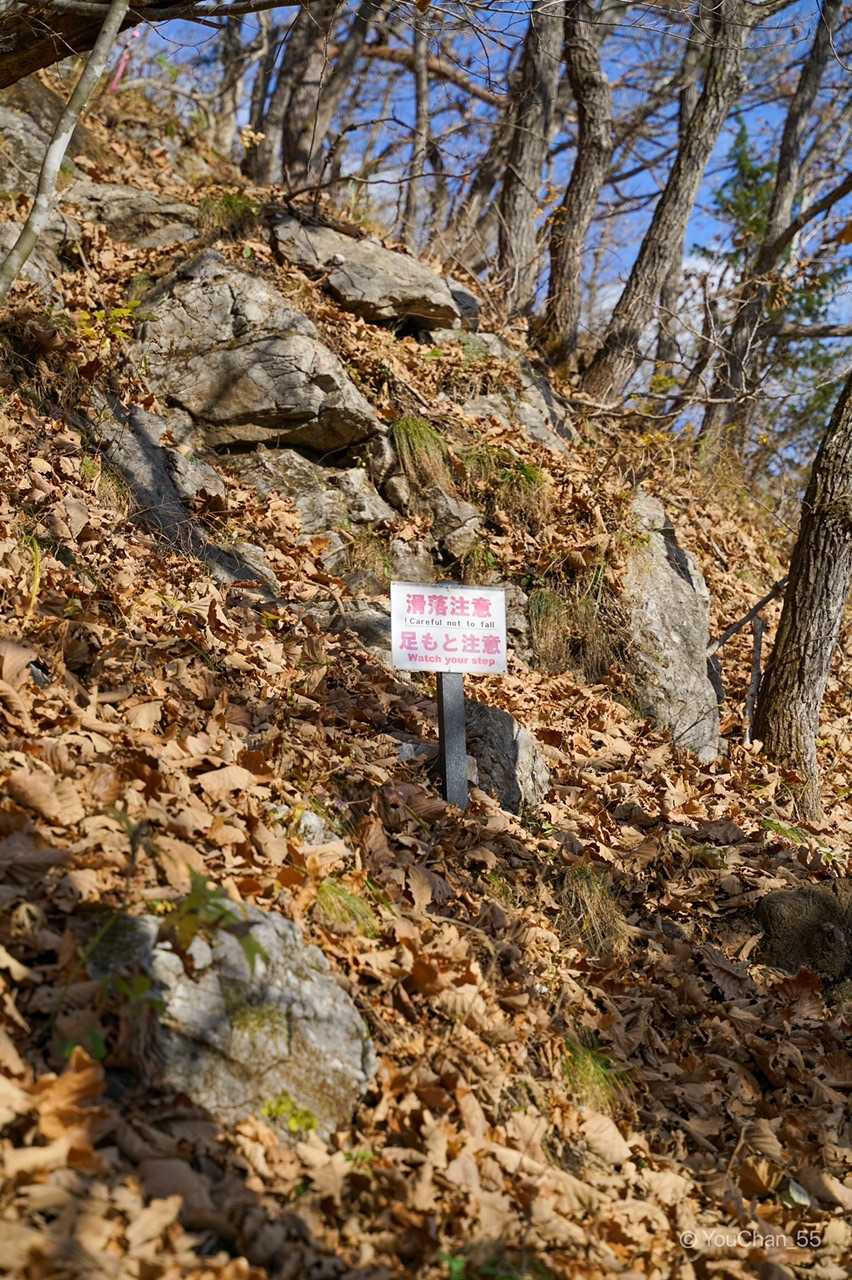 里山だからこそ急坂もあるのですが、