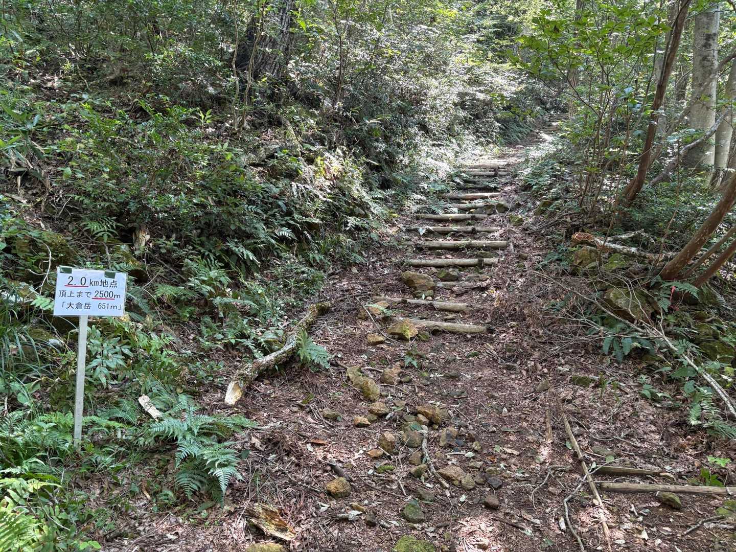 あと2500m。
階段は続きます😰