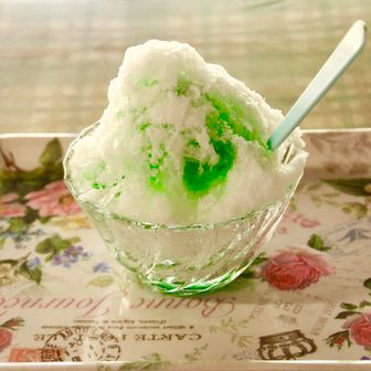 💁🏻‍♀️📷観音茶屋さんで、かき氷🍧。

ｷﾀ━(ﾟ∀ﾟ)━! ニット坊👶🏻ナイスチョイス！