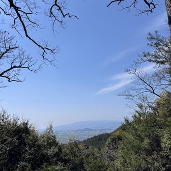 安見ケ城山からの眺望