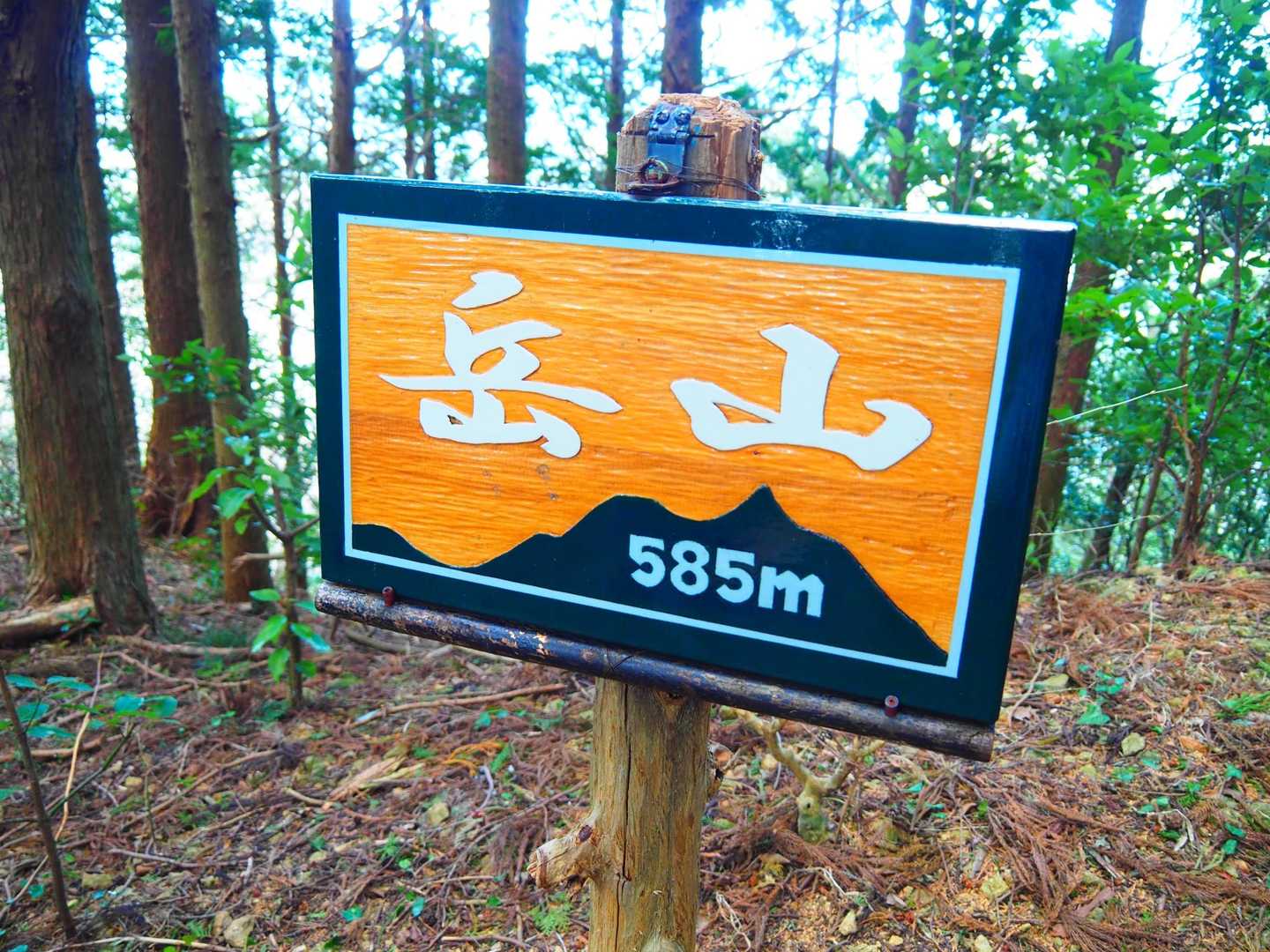 岳山到着。
