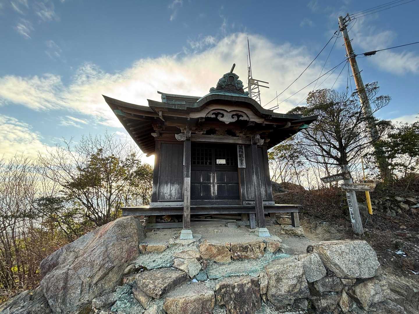 野々瀬下登山口-笠松山-笠松山登山口 周回コースの写真