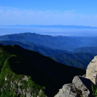 うっすら日高山脈