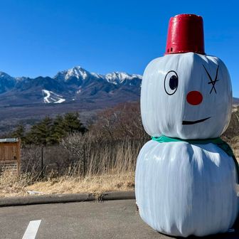 平沢峠に帰ってきた。
この⛄️は何？