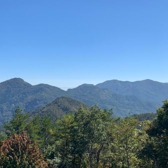 右端に蓼科山も見えている。