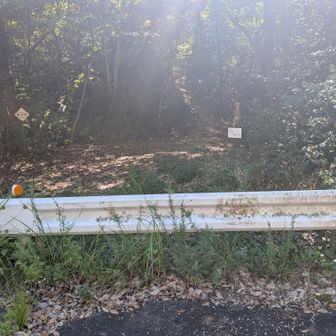 傘山の登山口に出てきました。