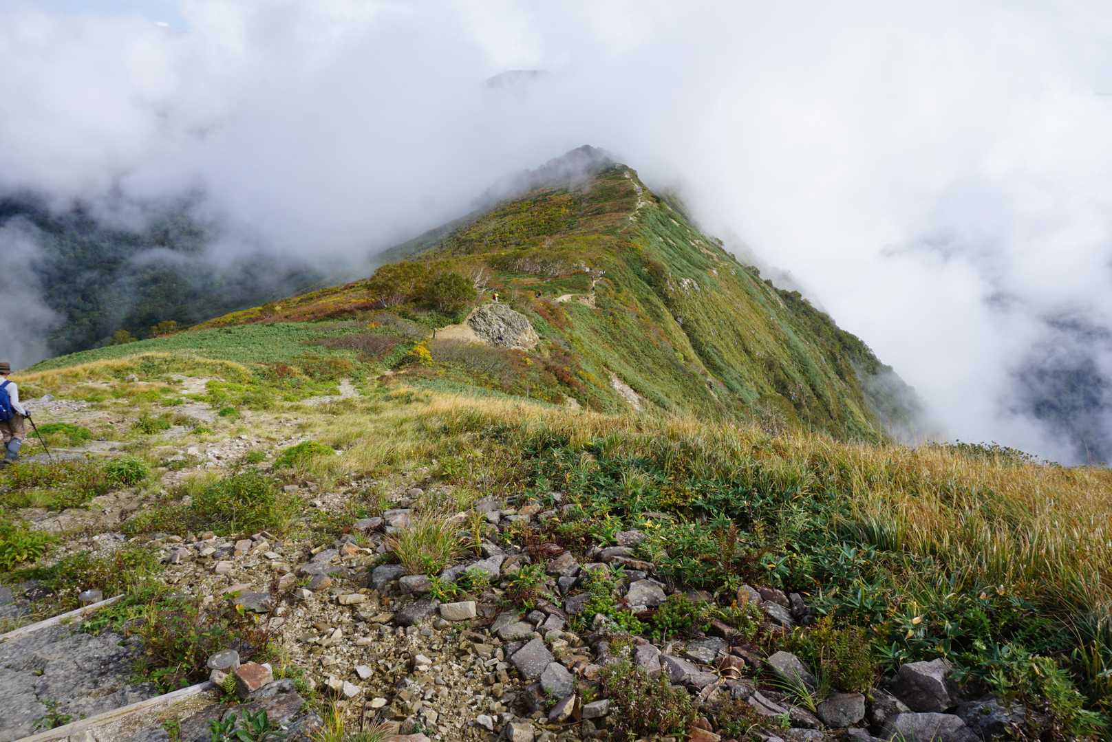 朝日鉱泉登山口-鳥原山-小朝日岳-大朝日岳-平岩山-御影森 周回コースの写真