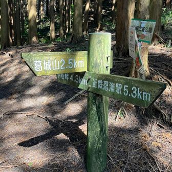 標識は親切にあります