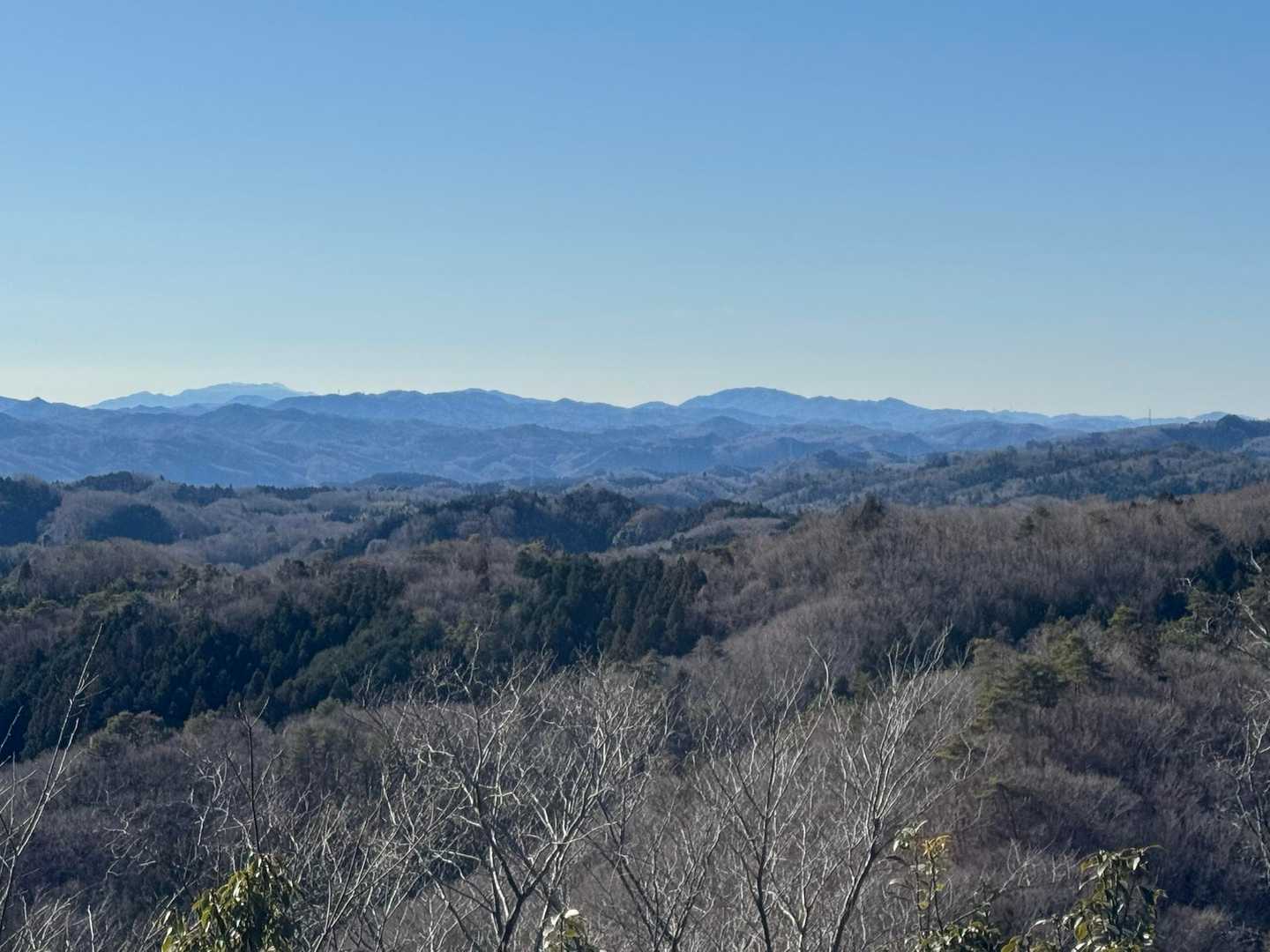 お天気は良いのに富士山は見えず