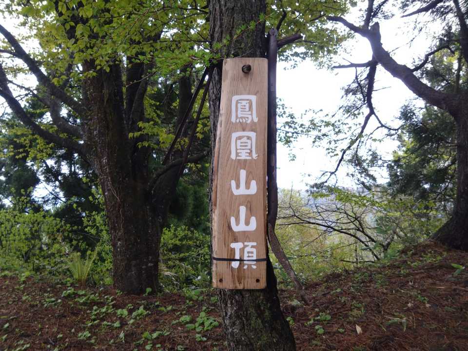 鳳凰山到着　初めての山の登ることができて嬉しい