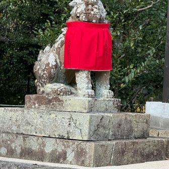 狛犬さん

お詣りさせて頂き、１０２号👵🏻のことお願いしたら　満足…本殿の写真撮ってない🤭