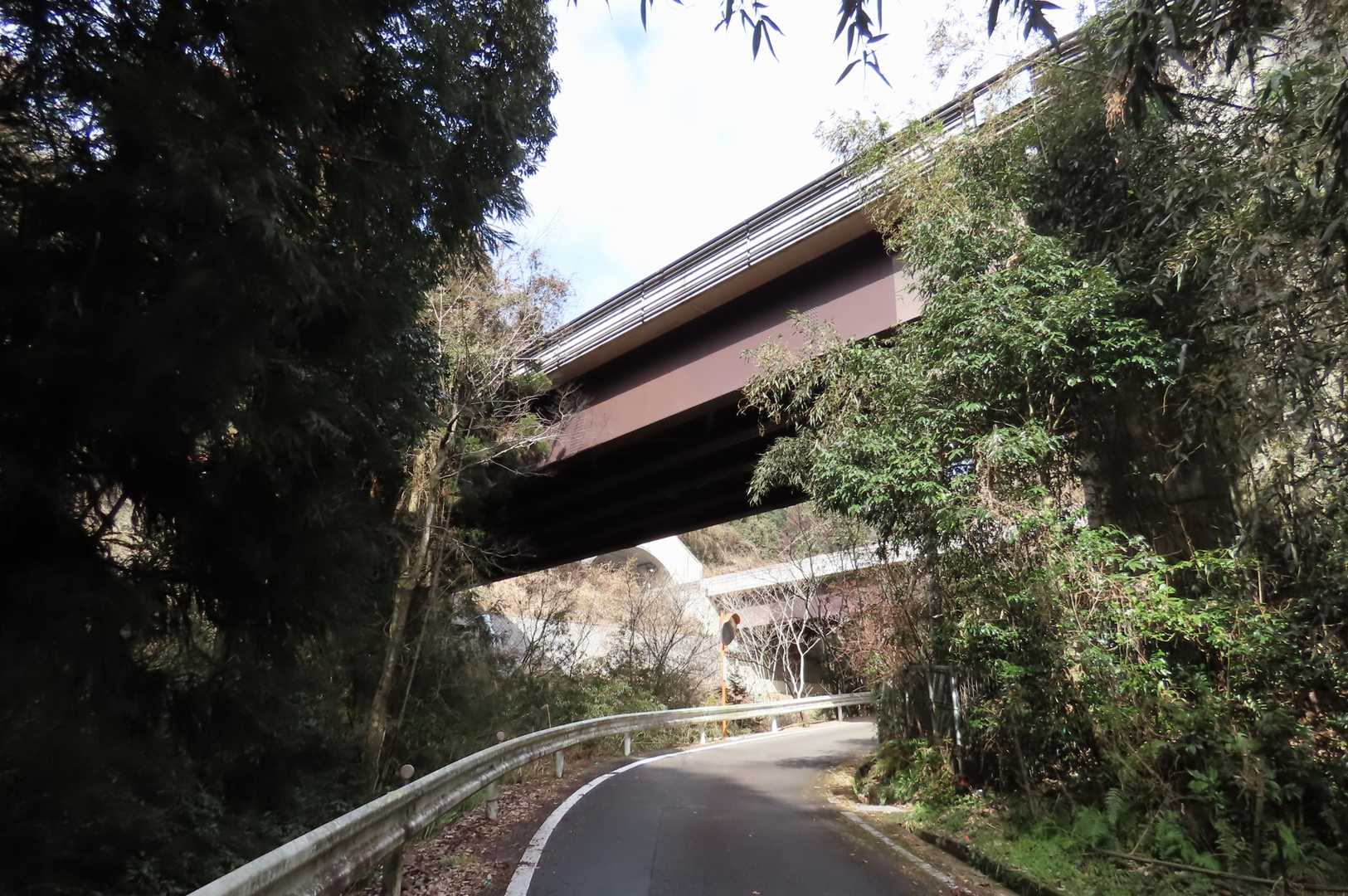 鞍ヶ池公園に車を置いて、林道池田線へ。