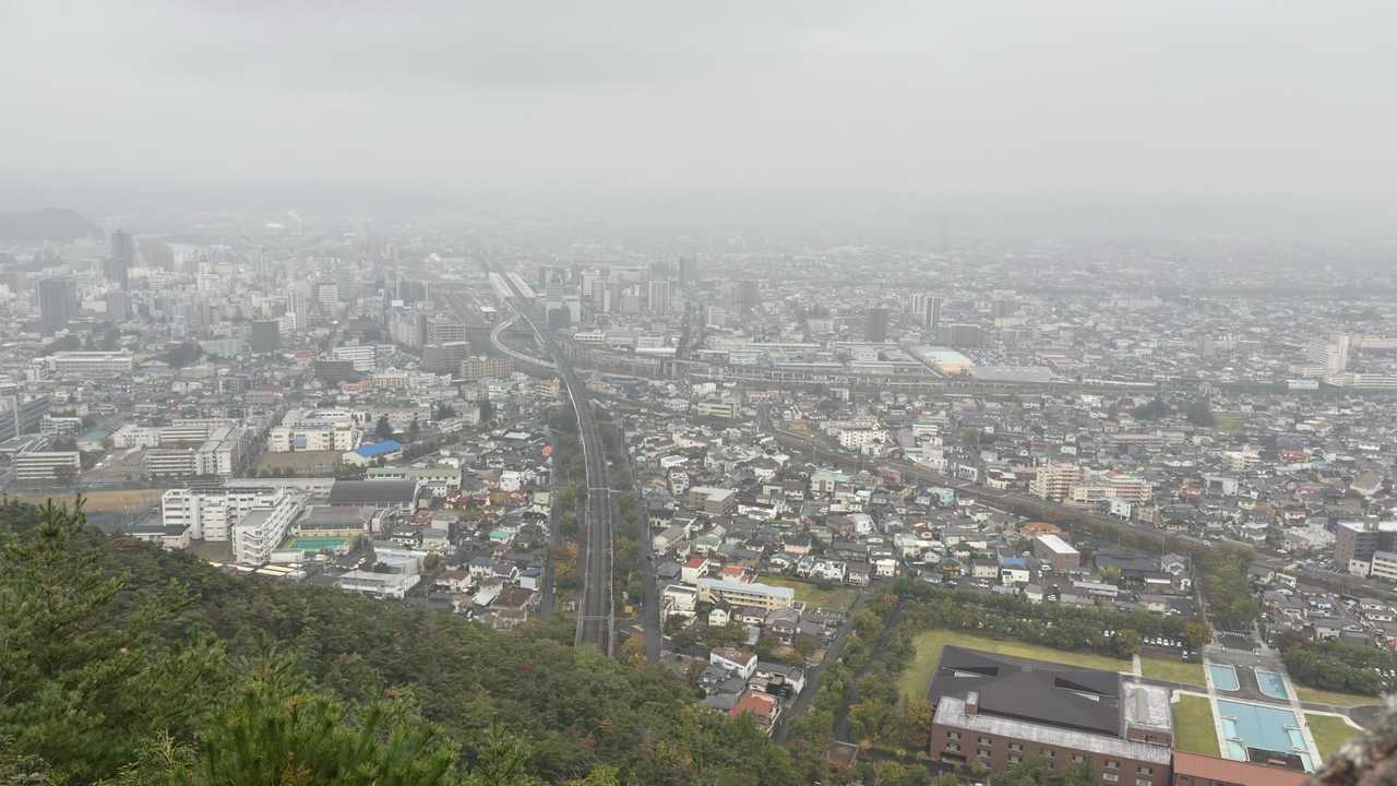 信夫山、ツインピークプチ縦走 の写真 12