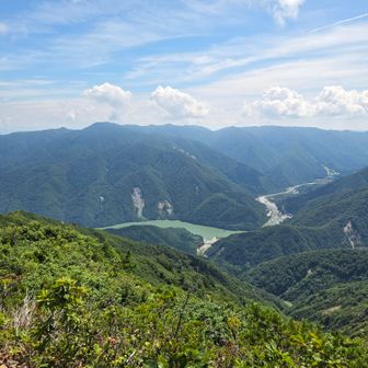 山頂から