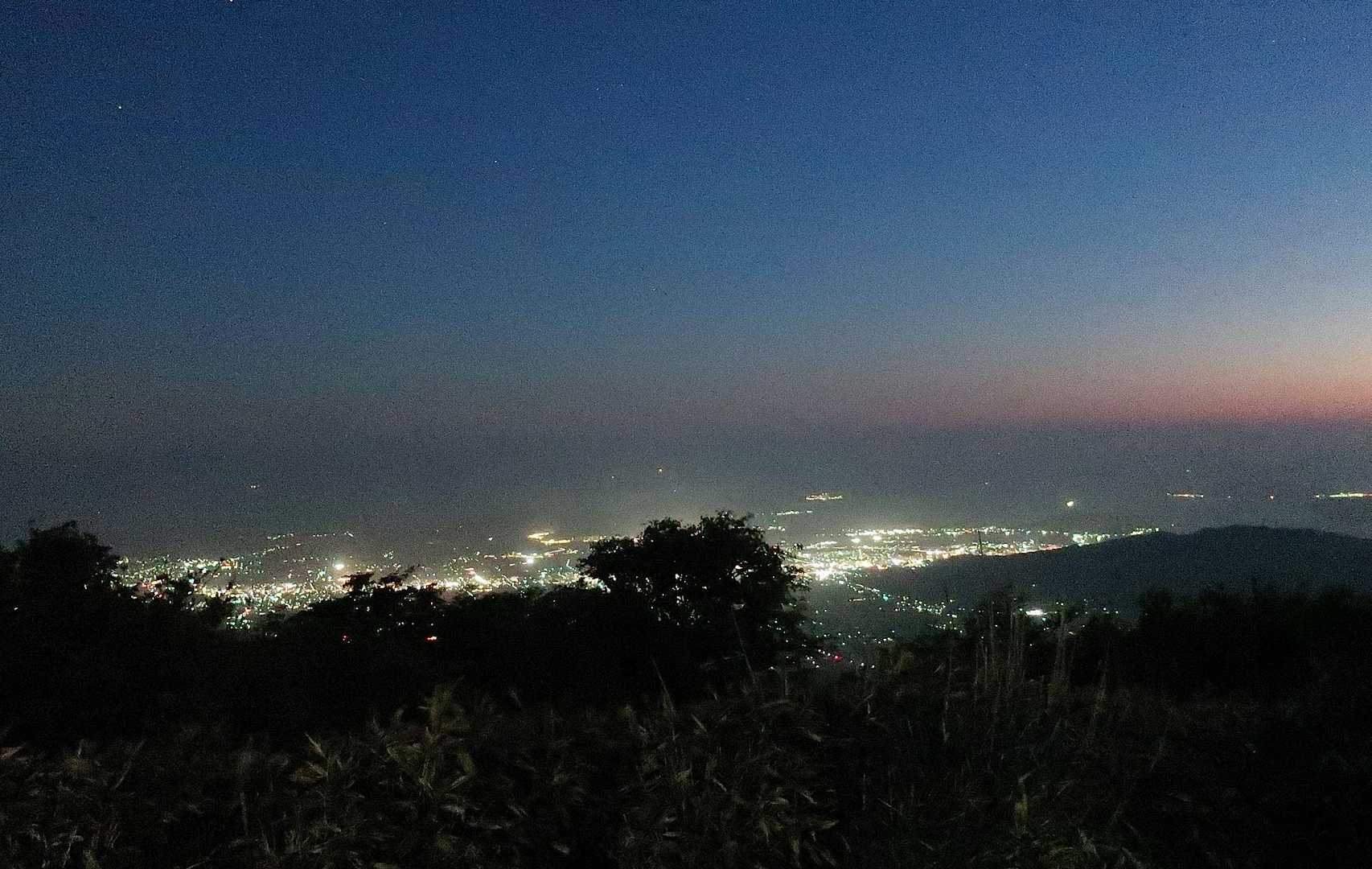 糸島方面の夜景