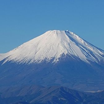 鍋割山からの富士山