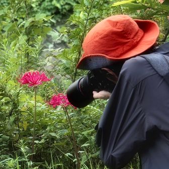                        撮る人を撮るシリーズ😁
 
                                🌺花活編

                                 撮影：🐸
