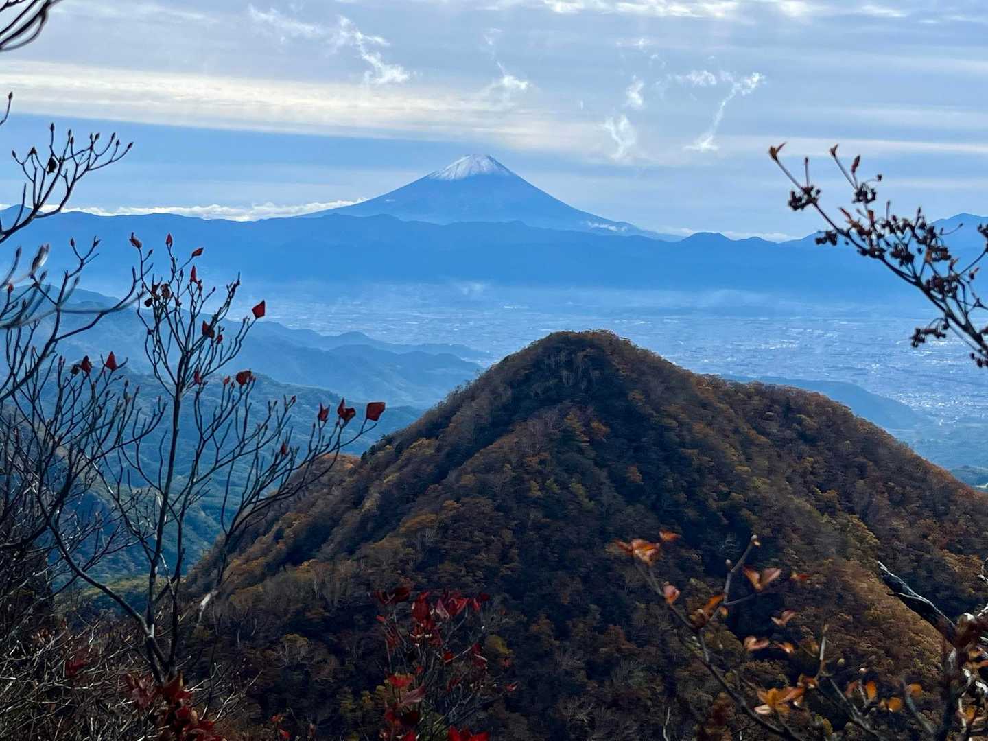茅ヶ岳と富士山
ここまで来たから見れた構図だ🥰