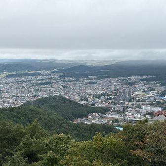 天上山公園に到着。富士急ハイランド方面。