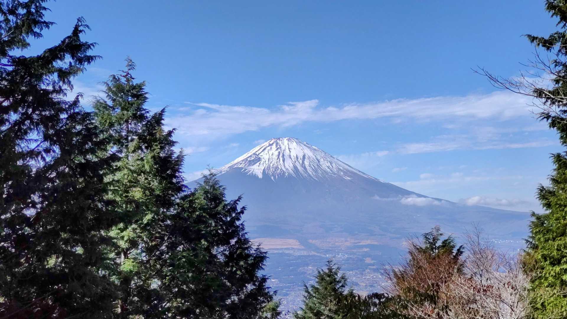 展望台は、行列だったので少し下ってからの一枚