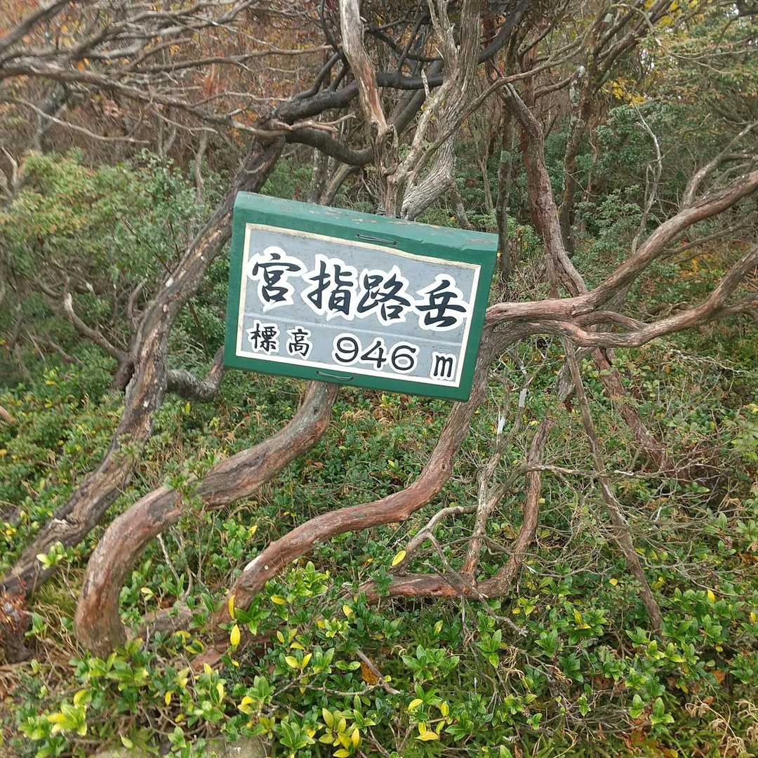 宮指路岳頂上