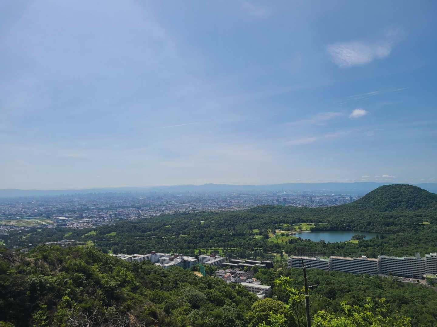 宝塚駅-岩倉山-行者山-行者山ハイキングコース北逆瀬台口 縦走コースの写真